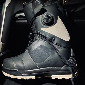 Salomon Black and Gray Men's Snow Boots